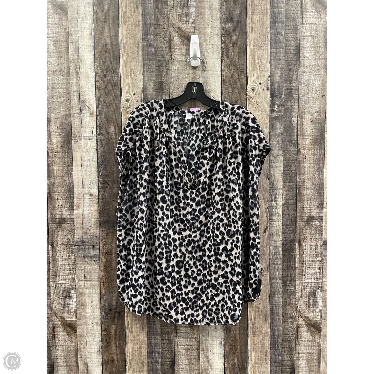 Top Sleeveless By Old Navy In Animal Print, Size: 2x