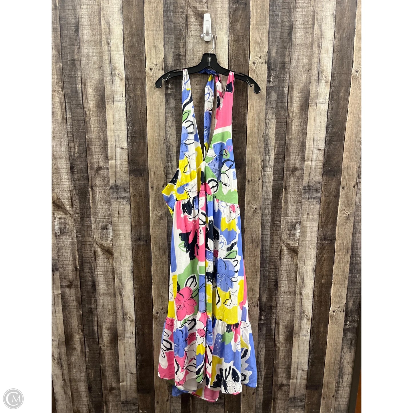 Dress Casual Midi By Ophelia Roe In Multi-colored, Size: 1x