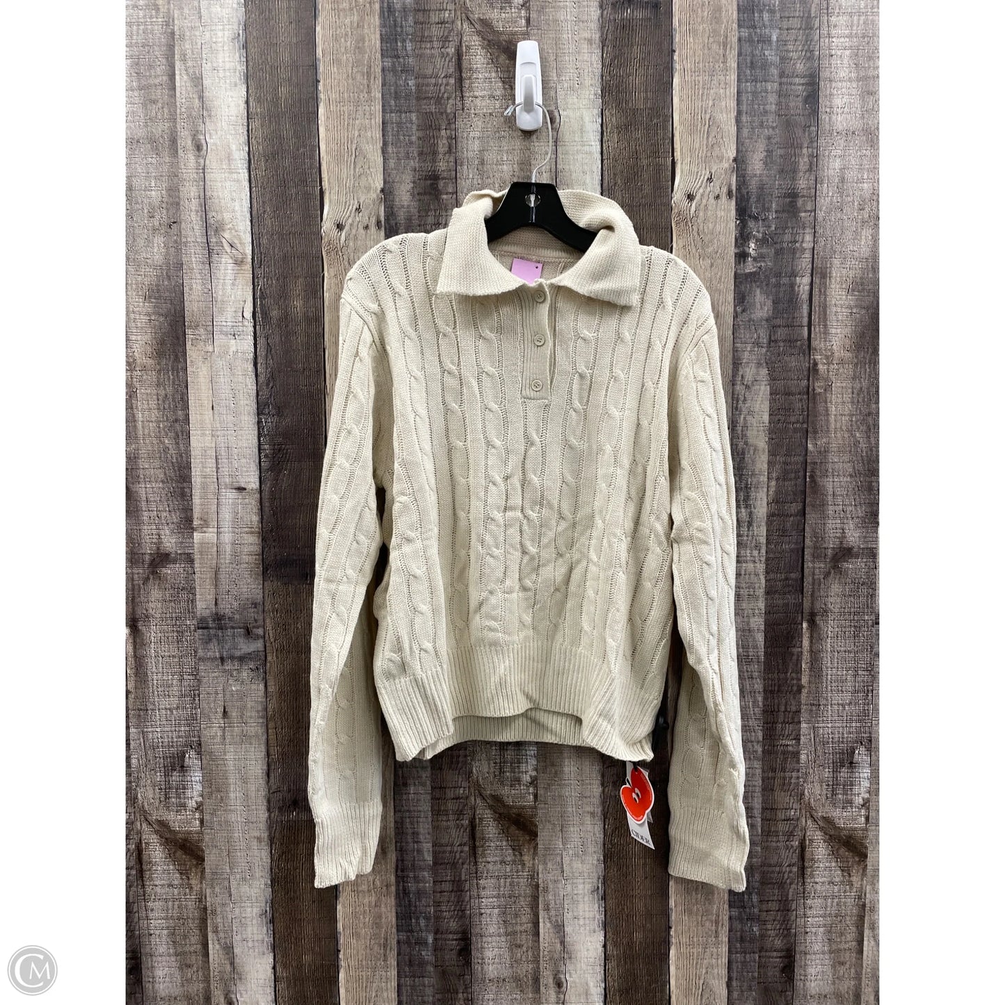 Sweater By Cme In Beige, Size: 3x