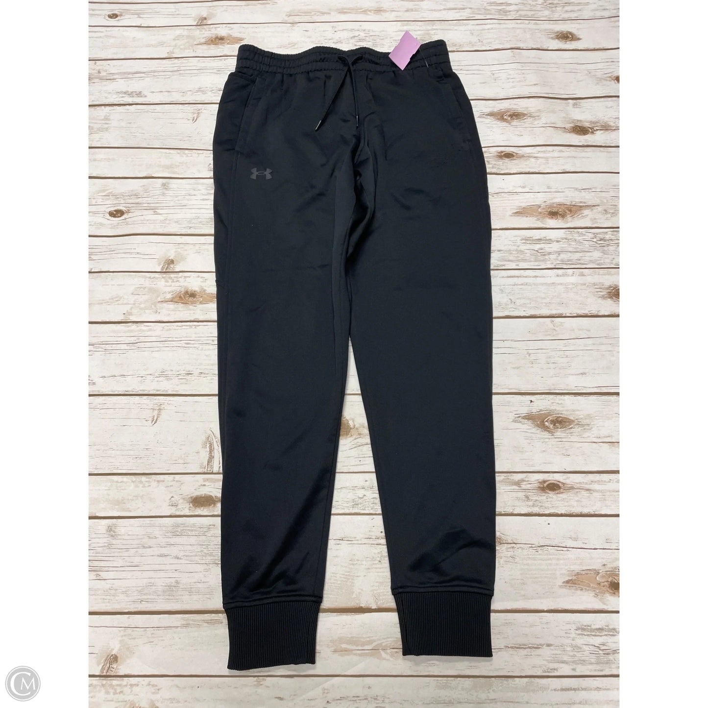 Athletic Pants By Under Armour In Black, Size: L