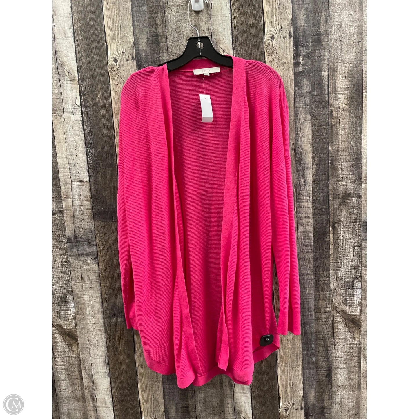 Cardigan By Loft In Pink, Size: Xl