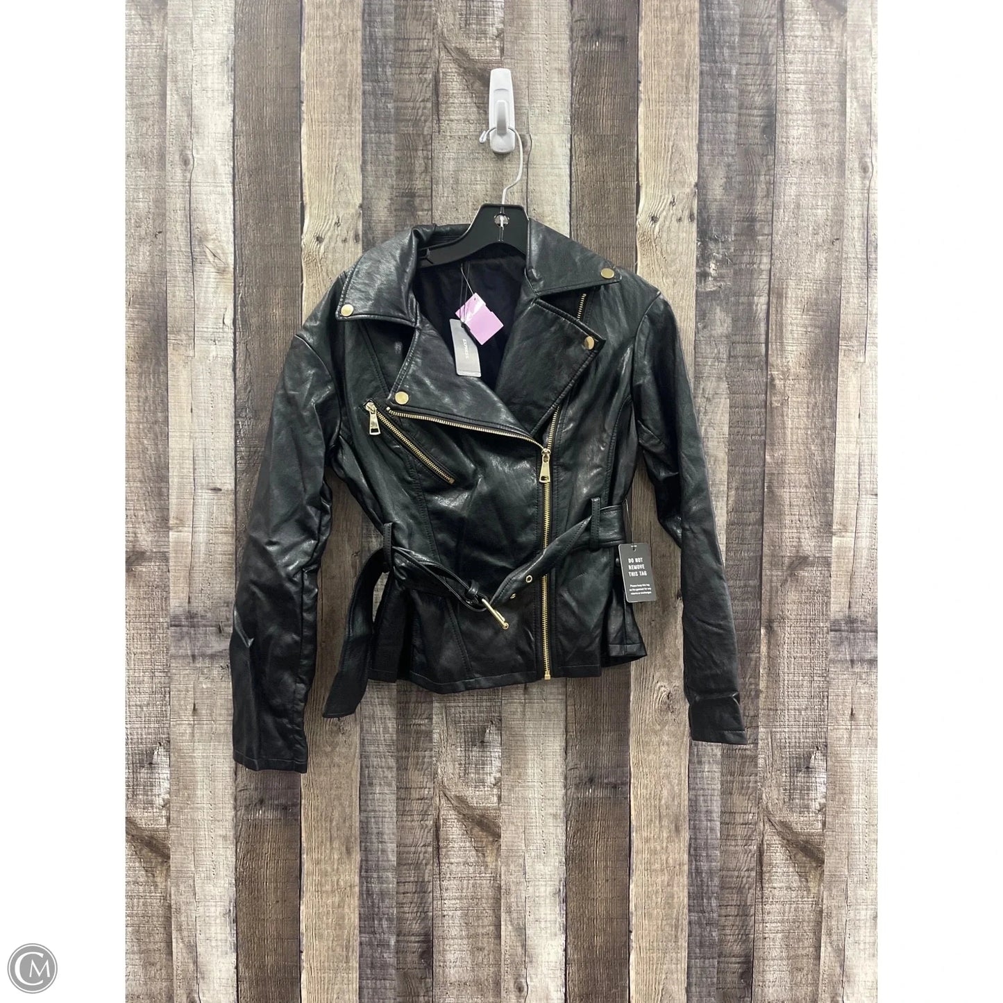 Jacket Moto By Express In Black, Size: Xs