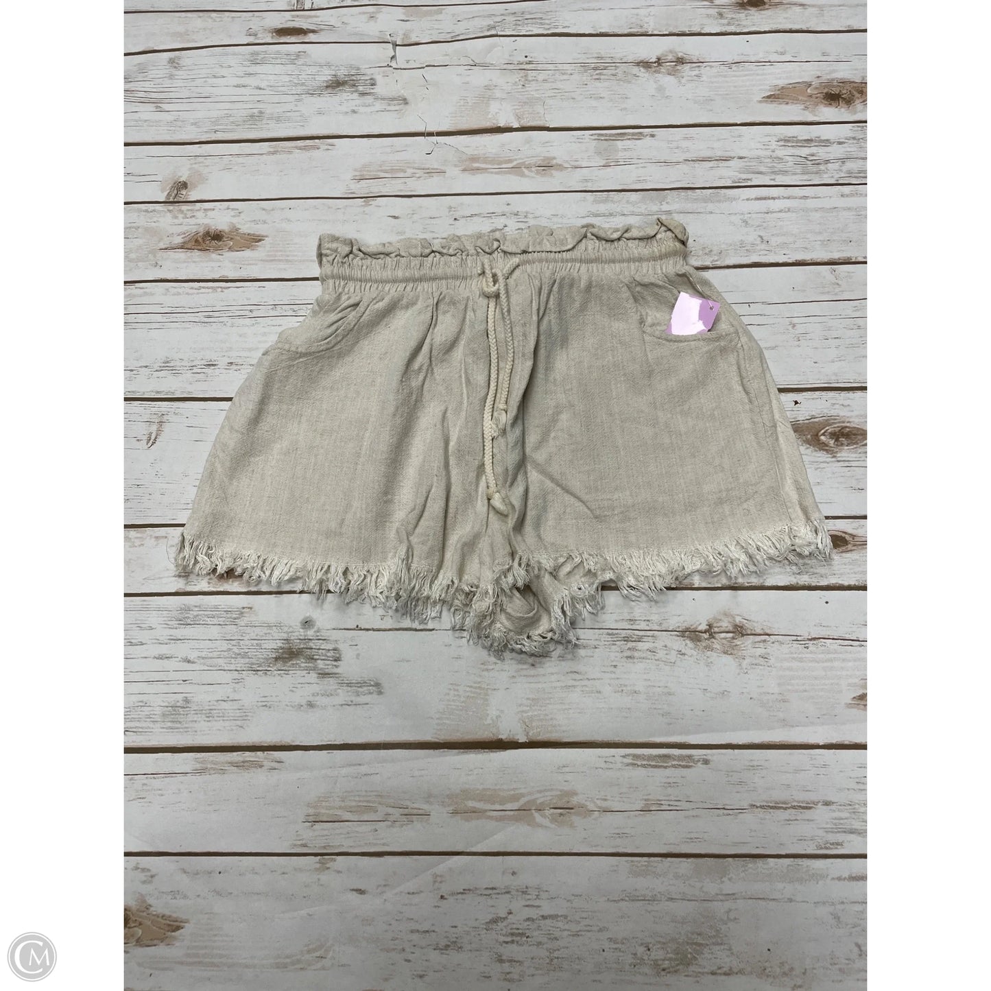Shorts By Pink Lily In Beige, Size: S