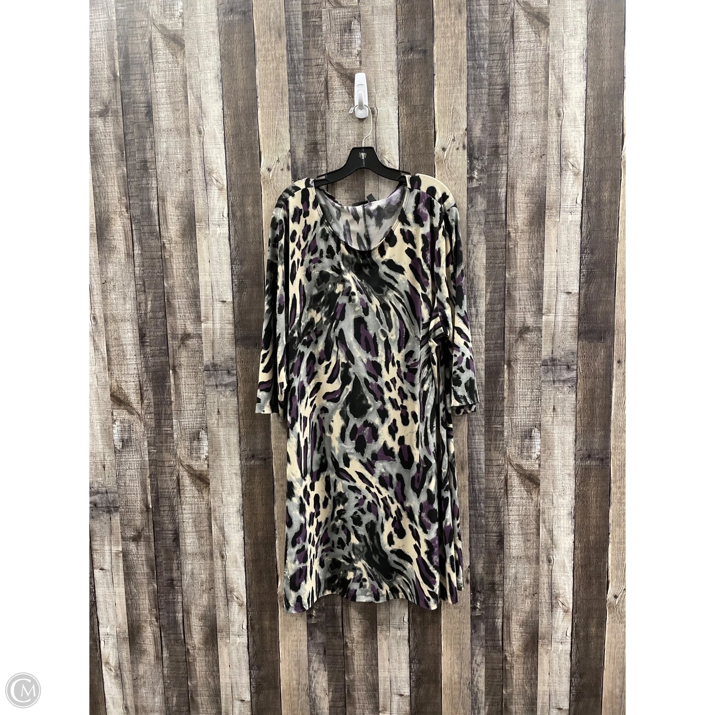 Dress Casual Midi By Cme In Multi-colored, Size: 3x