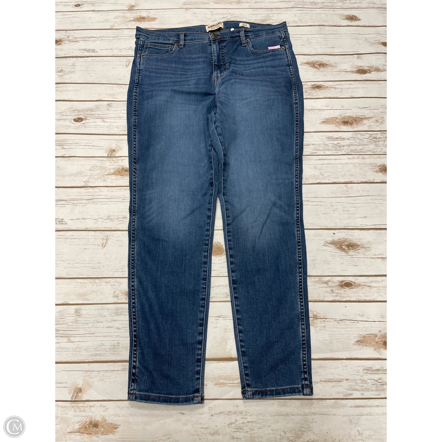 Jeans Skinny By Kirkland In Blue Denim, Size: 16