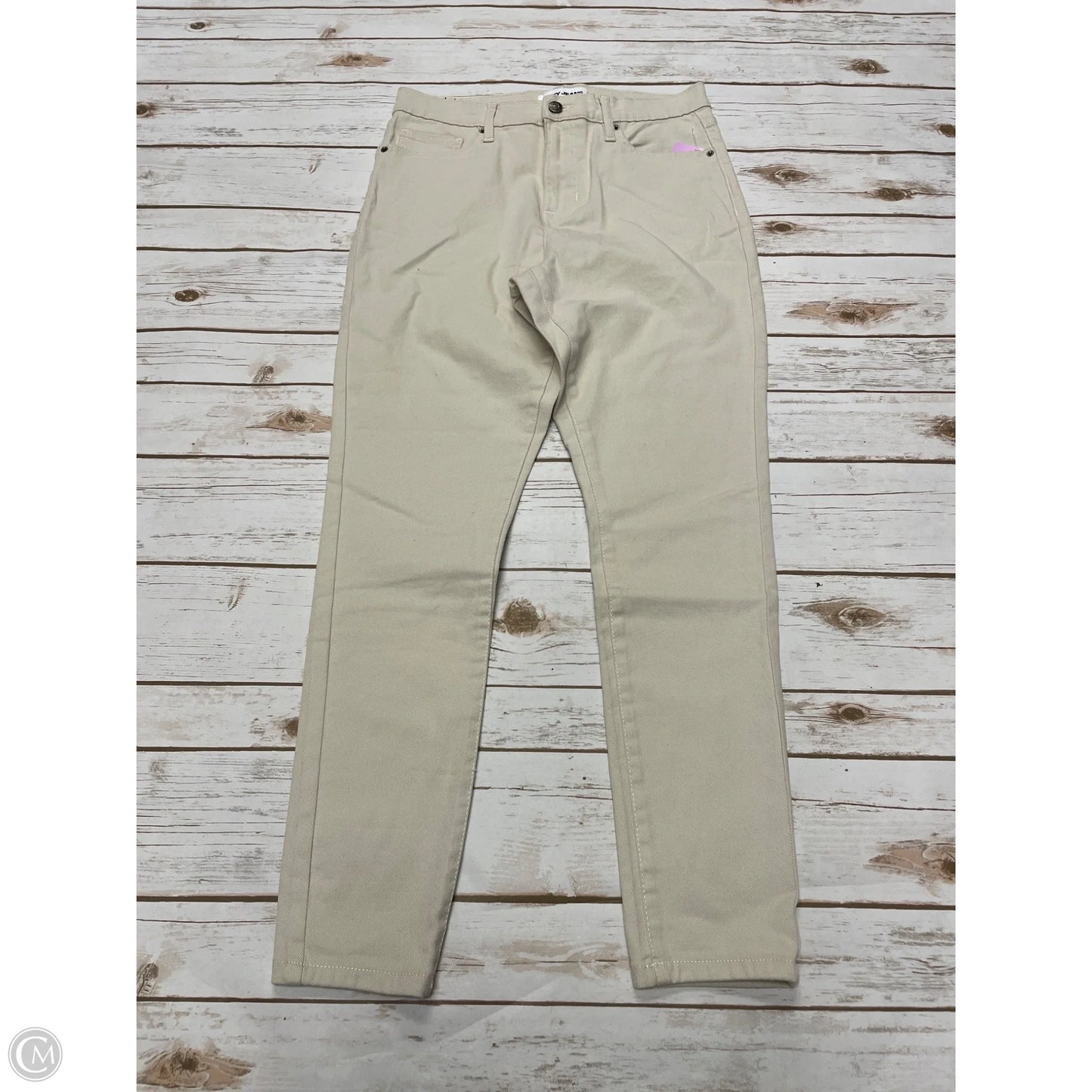 Jeans Skinny By Dkny In Tan Denim, Size: 8
