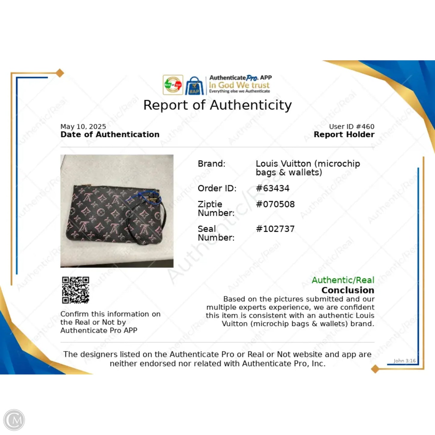 Clutch Luxury Designer By Louis Vuitton, Size: Medium