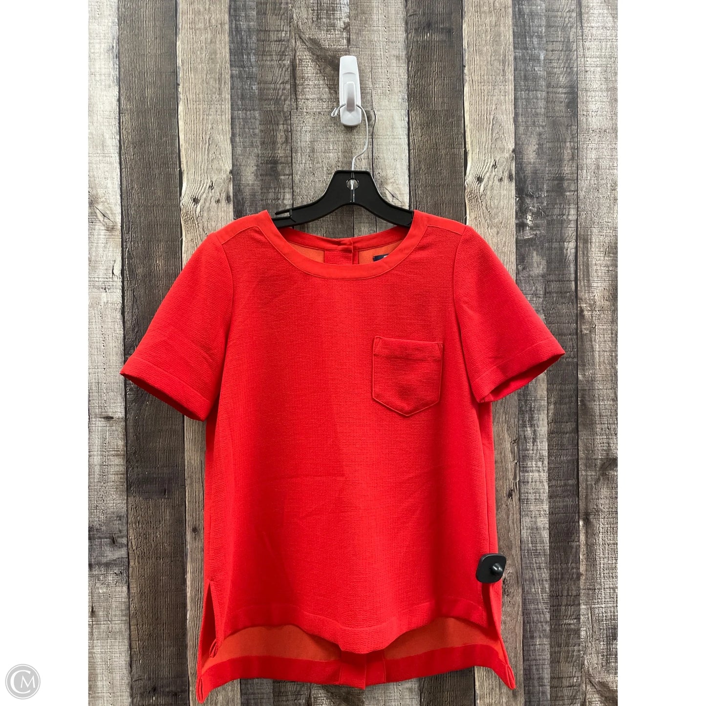 Top Short Sleeve By Madewell In Red, Size: Xs
