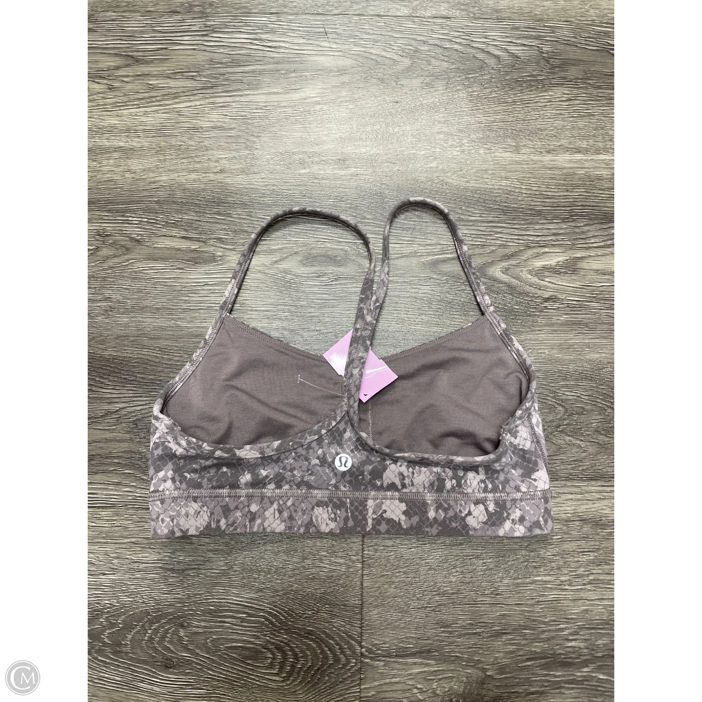 Athletic Bra By Lululemon In Grey, Size: 6