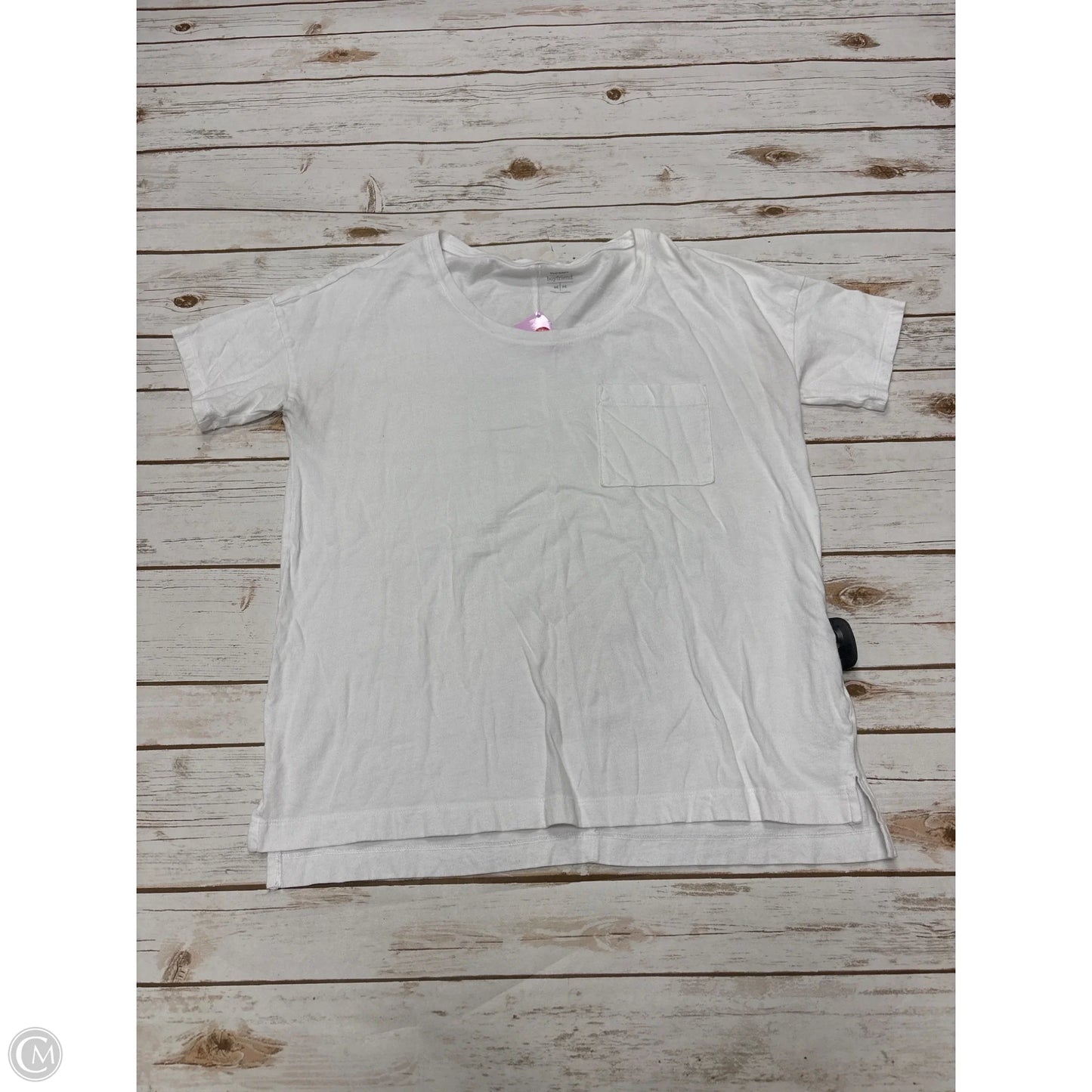 Top Short Sleeve Basic By Old Navy In White, Size: M