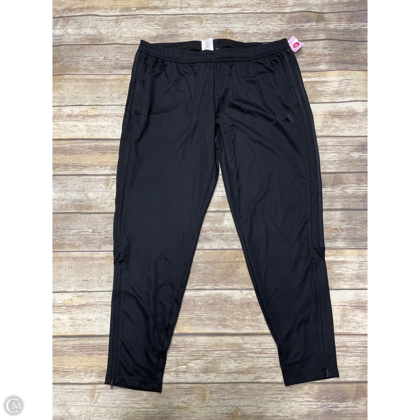 Athletic Pants By Adidas In Black, Size: 2x