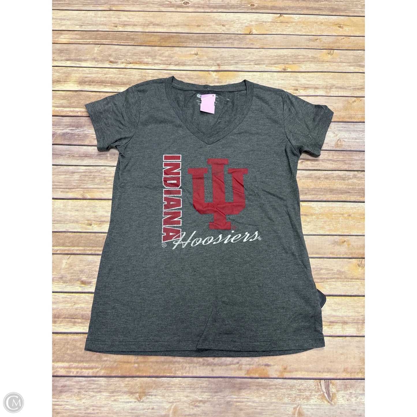 Top Short Sleeve Basic By Colosseum In Grey, Size: L