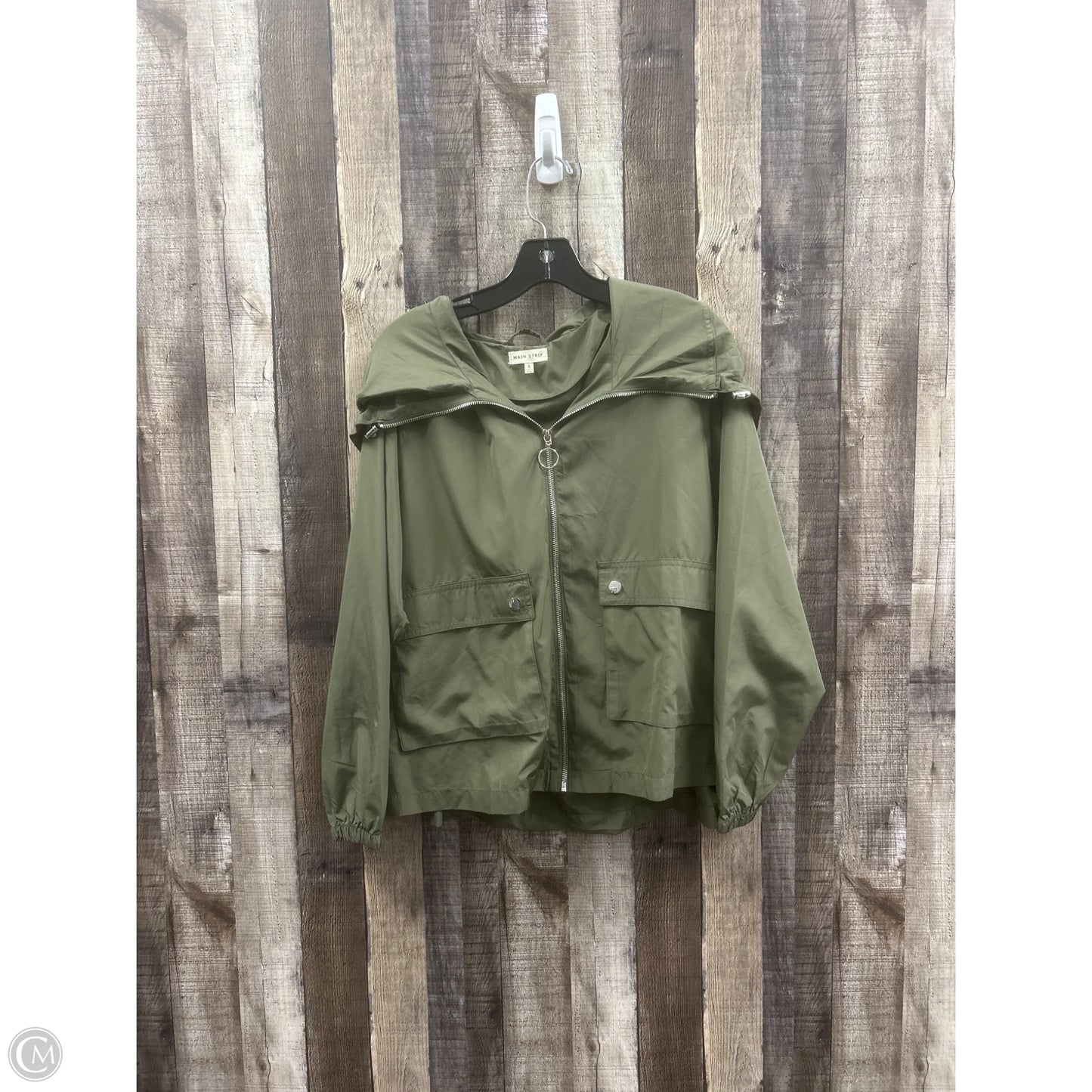Athletic Jacket By Main Strip In Green, Size: S