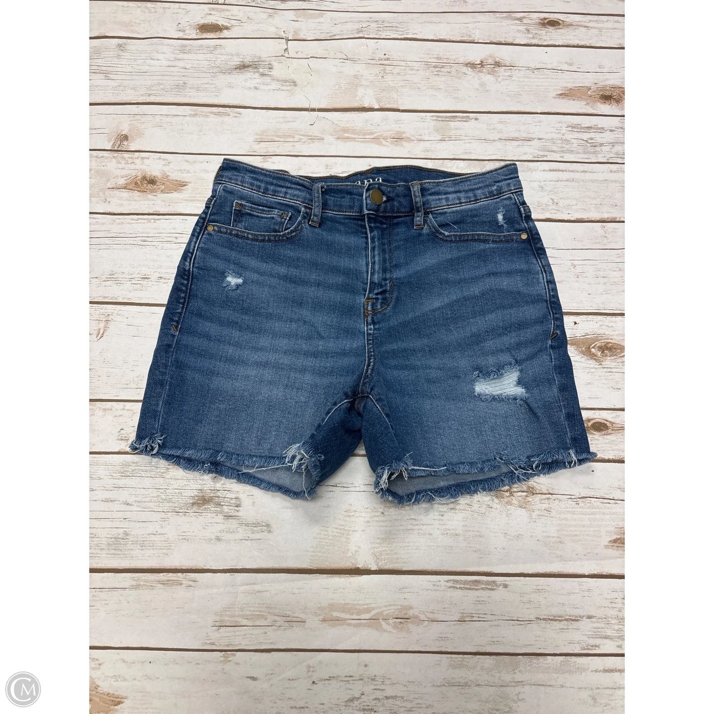 Shorts By Ana In Blue Denim, Size: 4