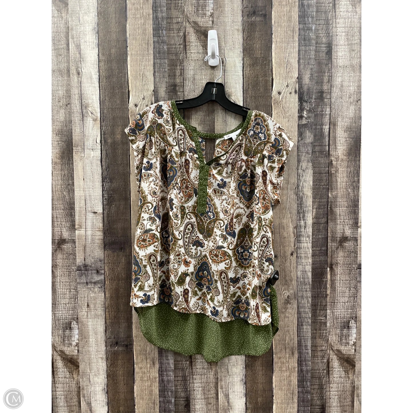 Top Sleeveless By Dr2 In Green, Size: Mp