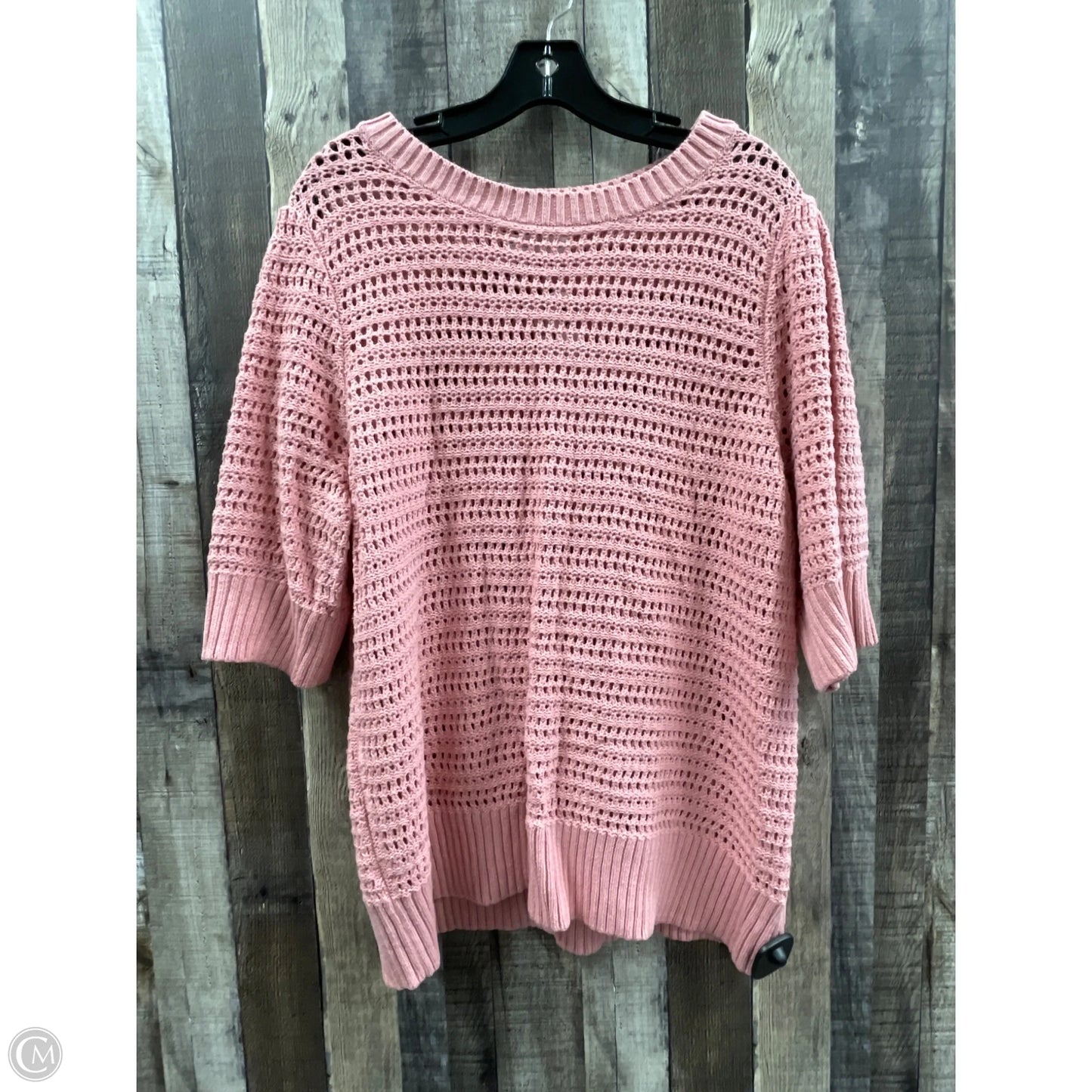 Sweater By Sonoma In Pink, Size: 1x