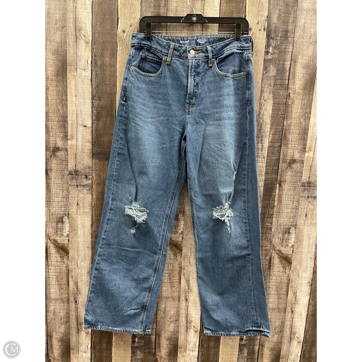 Jeans Wide Leg By Old Navy In Blue Denim, Size: 10