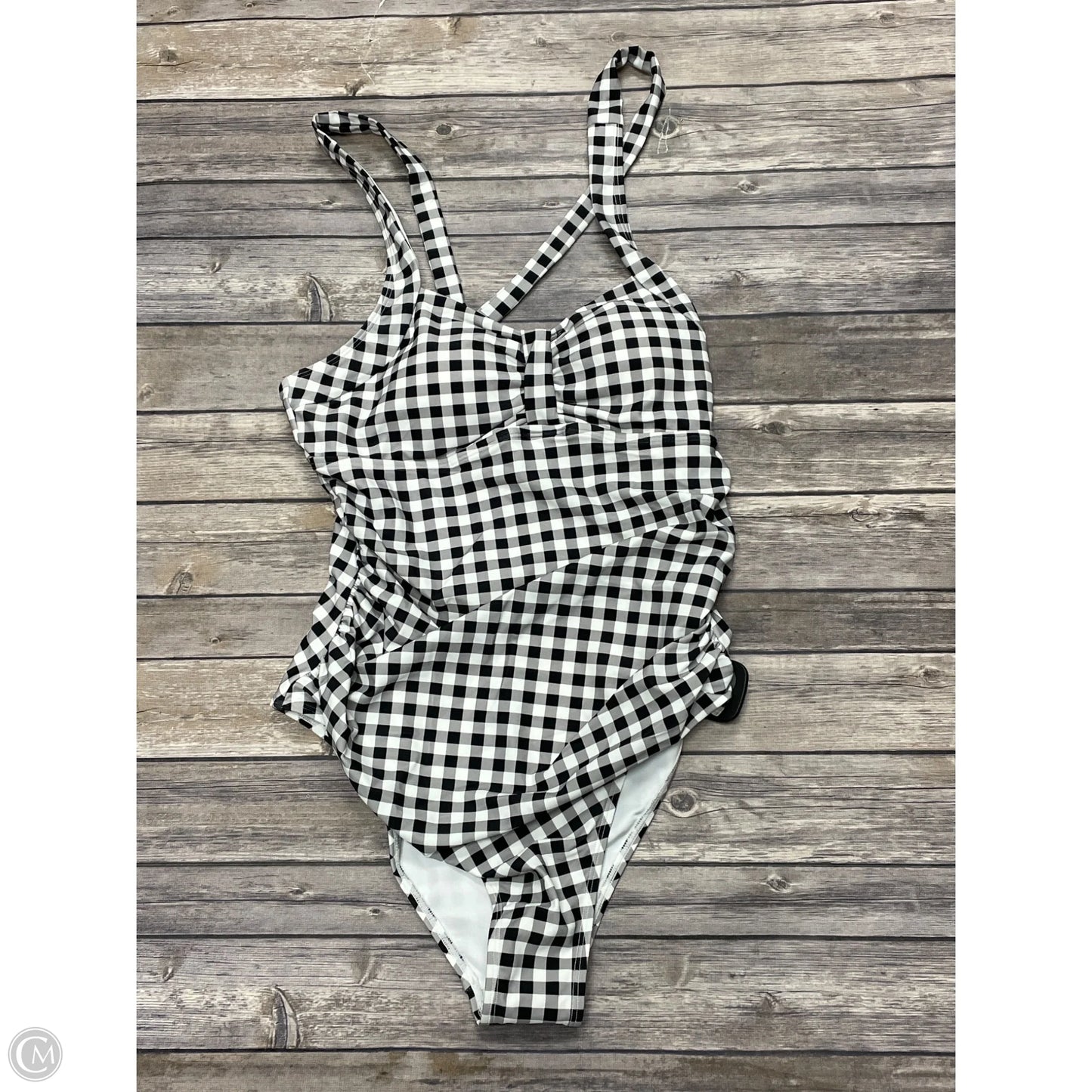 Swimsuit By Cupshe In Checkered Pattern, Size: L