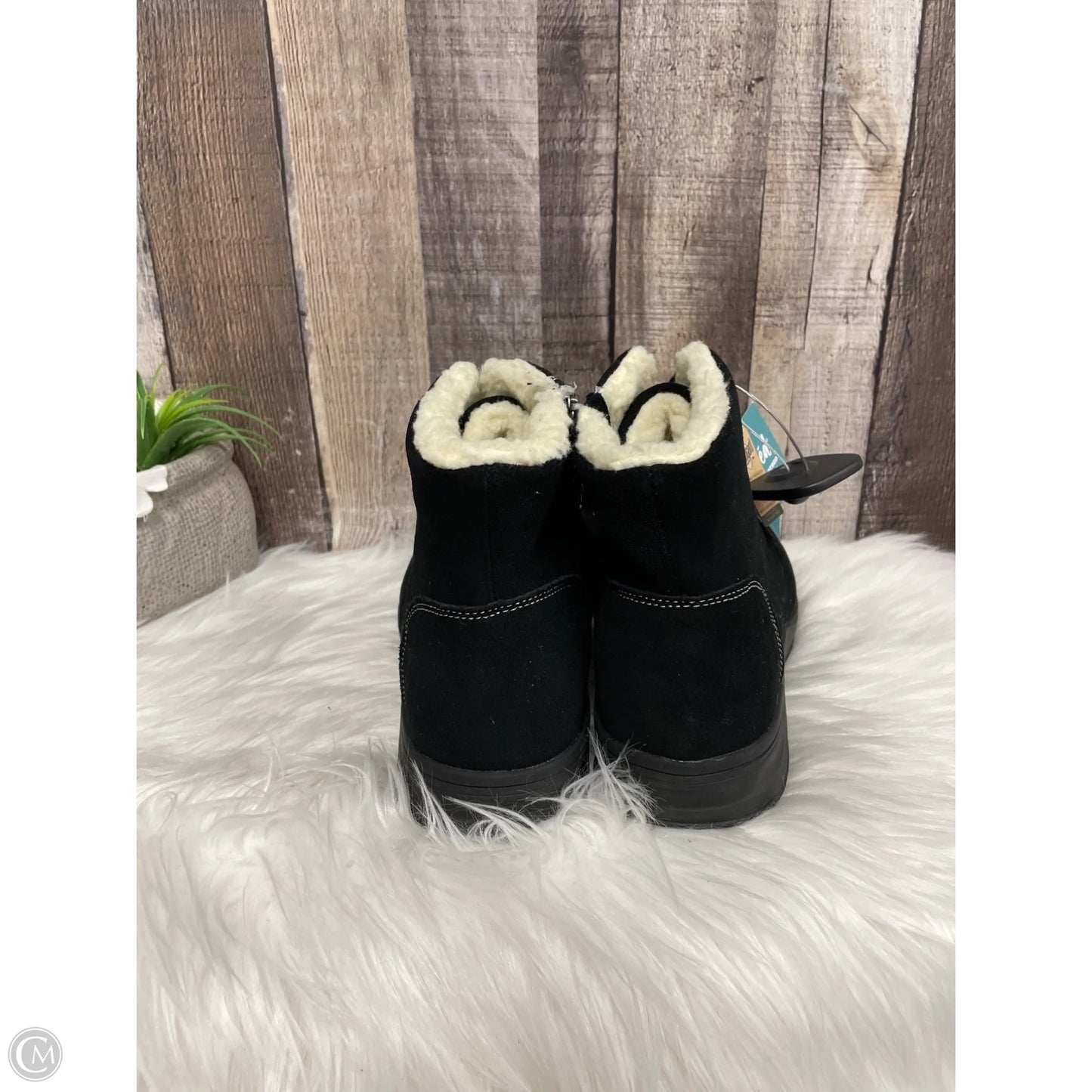 Boots Ankle Flats By Cme In Black, Size: 9.5