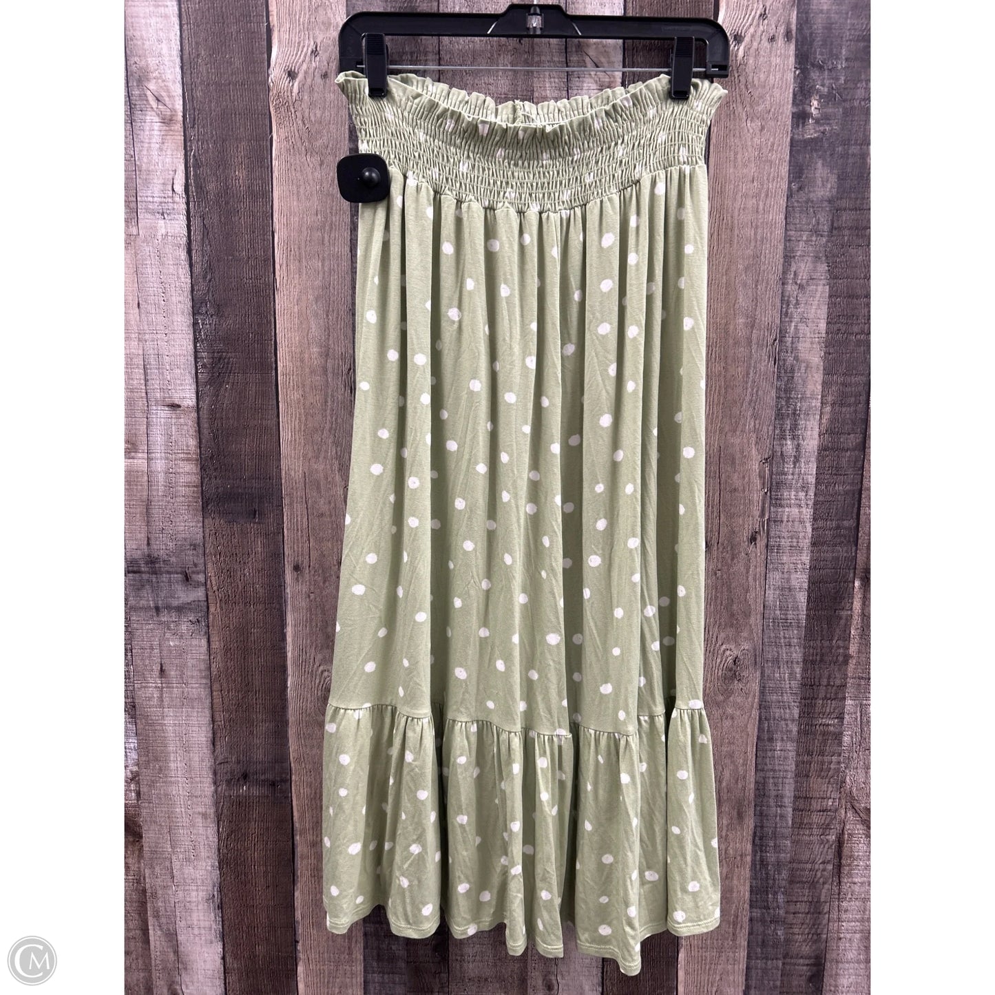 Skirt Maxi By Loveappella In Polkadot Pattern, Size: L