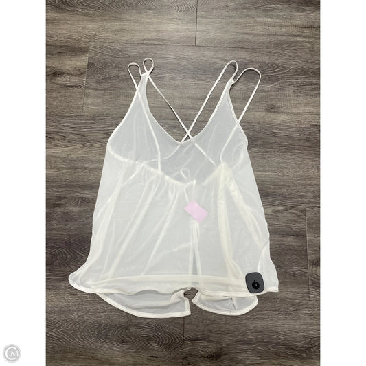 Athletic Tank Top By Lululemon In Ivory, Size: M