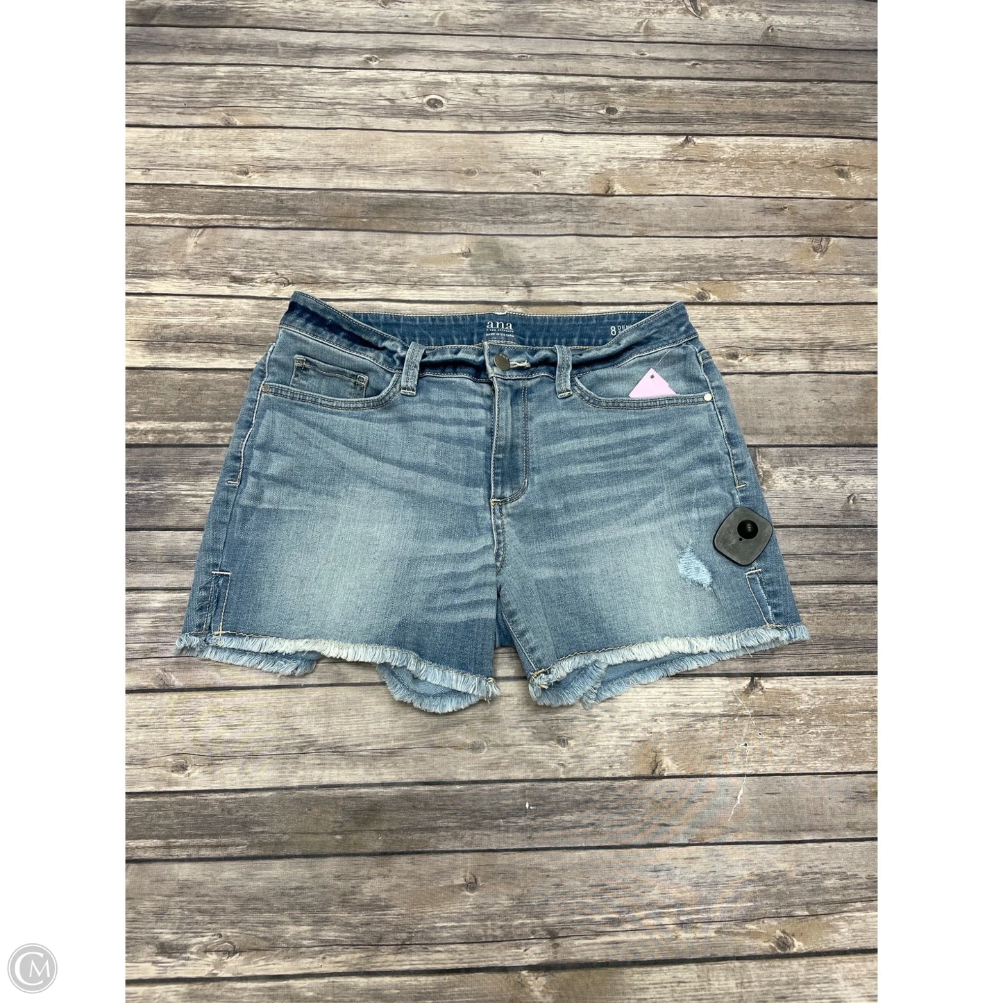 Shorts By Ana In Blue Denim, Size: 8