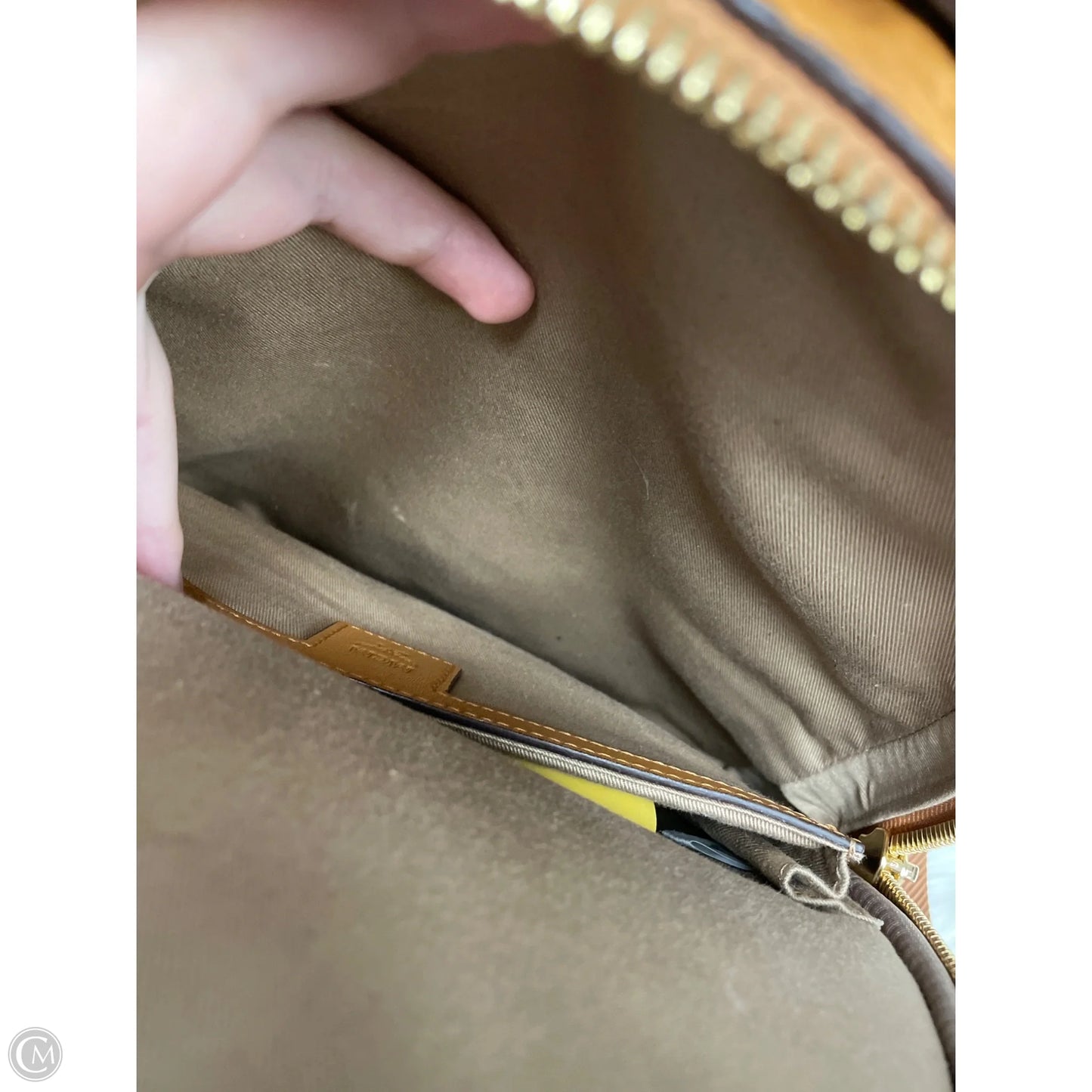 Backpack Luxury Designer By Mcm, Size: Medium