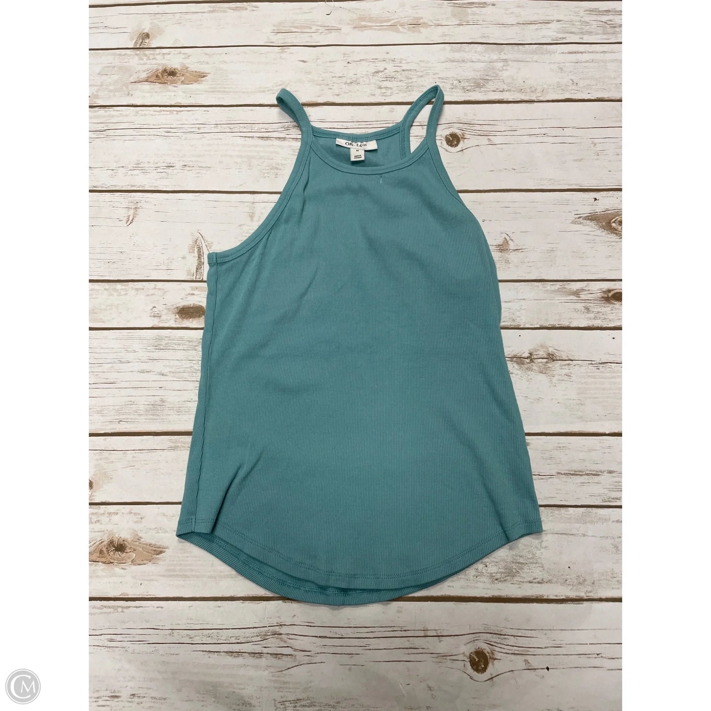Top Sleeveless By Cme In Green, Size: M