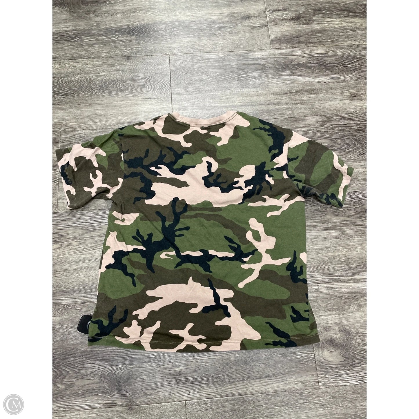 Top Short Sleeve By The North Face In Camouflage Print, Size: L