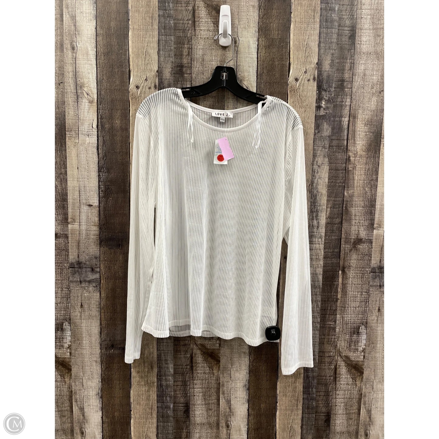 Swimwear Cover-up By Love J In White, Size: 3x