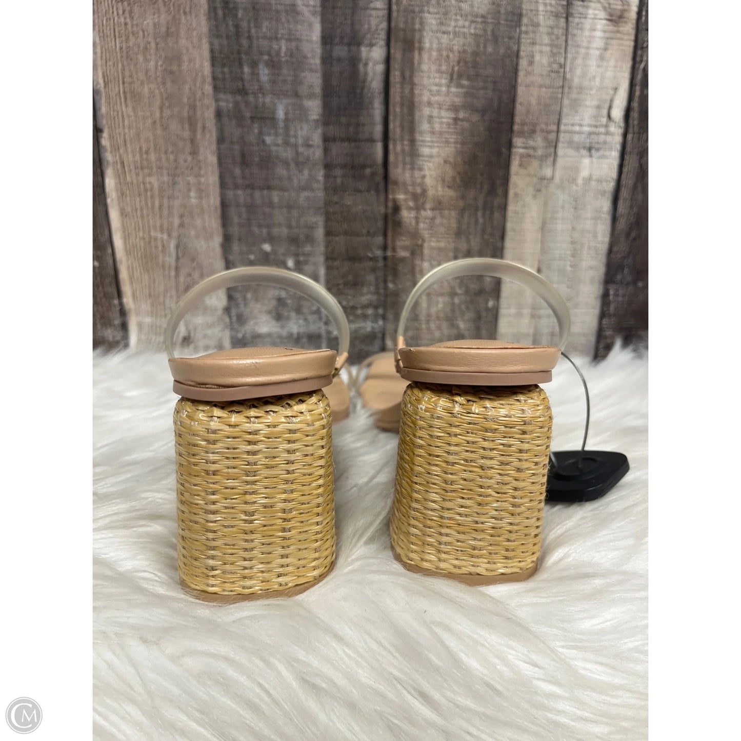 Sandals Heels Kitten By A New Day In Beige, Size: 7