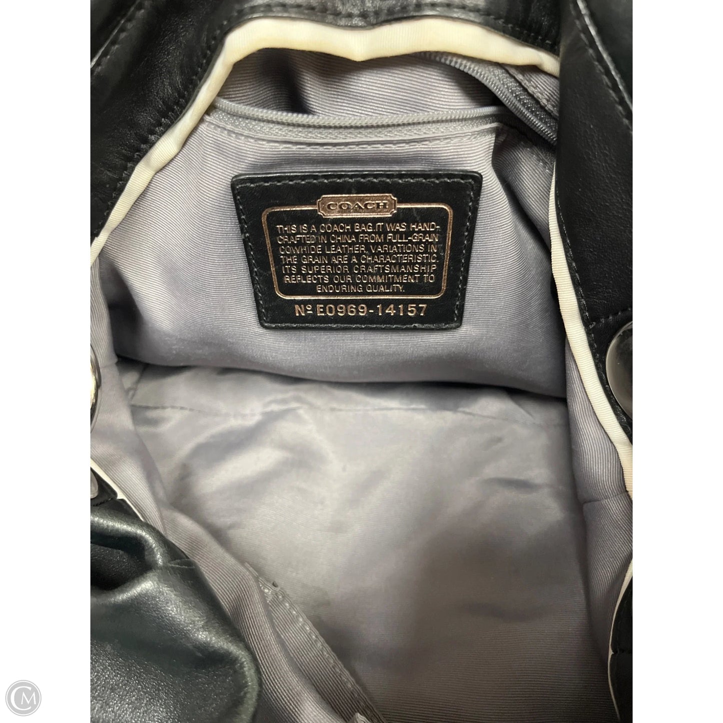 Handbag Designer By Coach, Size: Medium