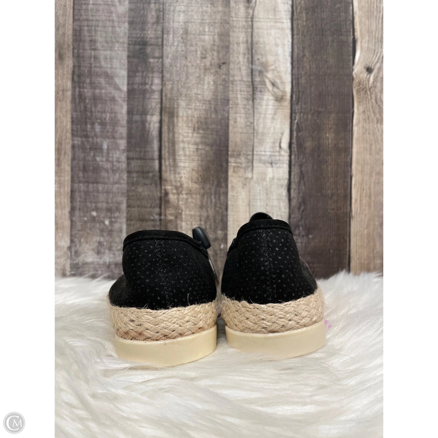 Shoes Flats By Esprit In Black, Size: 8