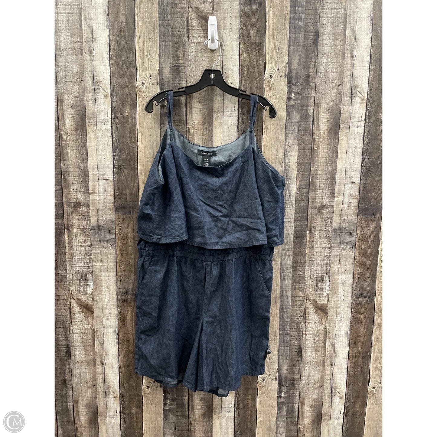 Romper By Ashley Stewart In Blue, Size: 1x