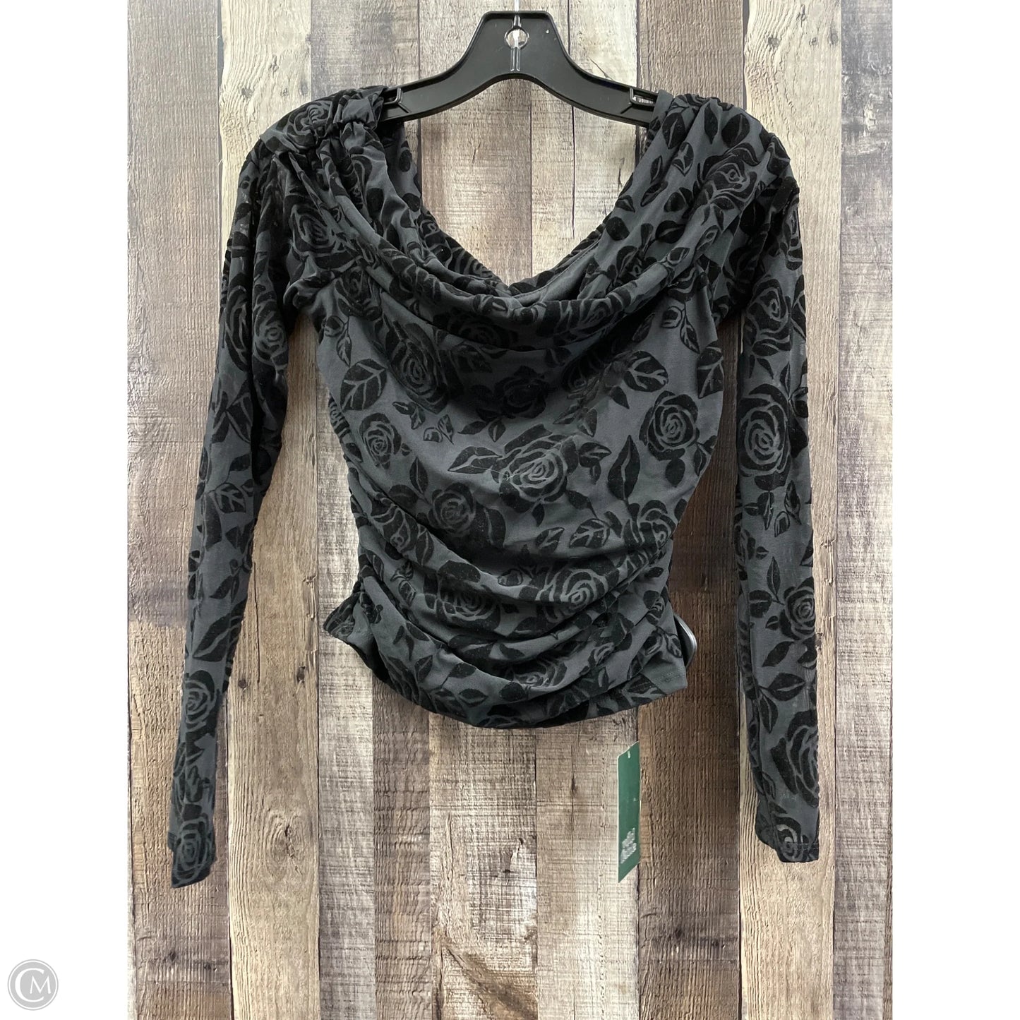 Top Long Sleeve By Wild Fable In Black, Size: M