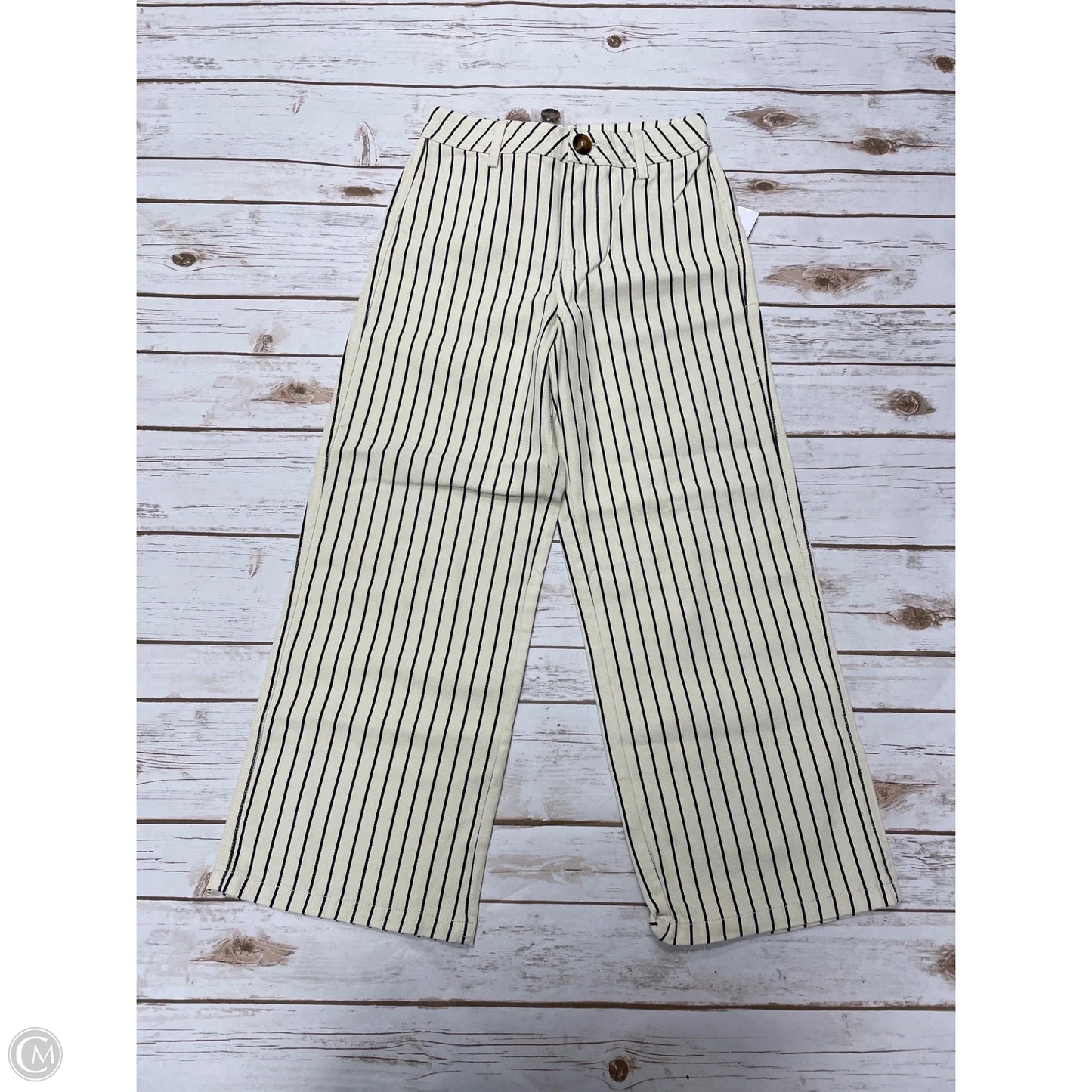 Jeans Flared By Pacsun In Striped Pattern, Size: Xs