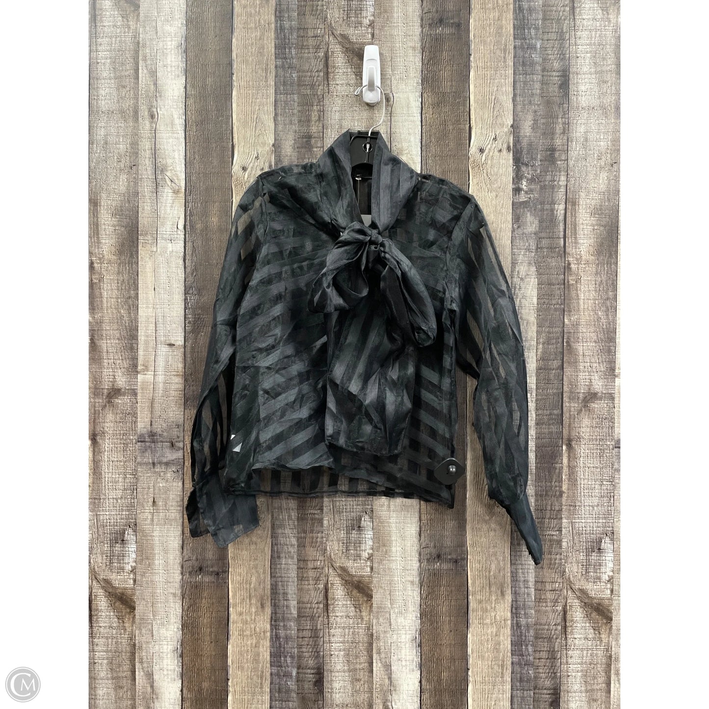 Top Long Sleeve By Cmf In Black, Size: Xl