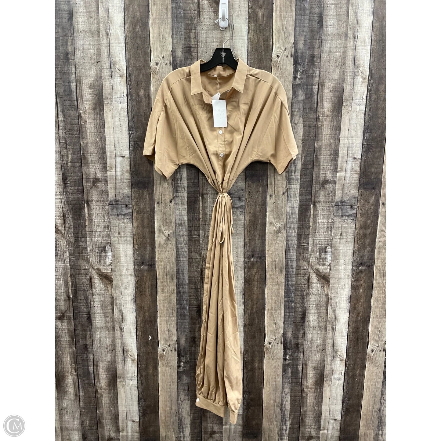 Jumpsuit By Cmf In Beige, Size: M