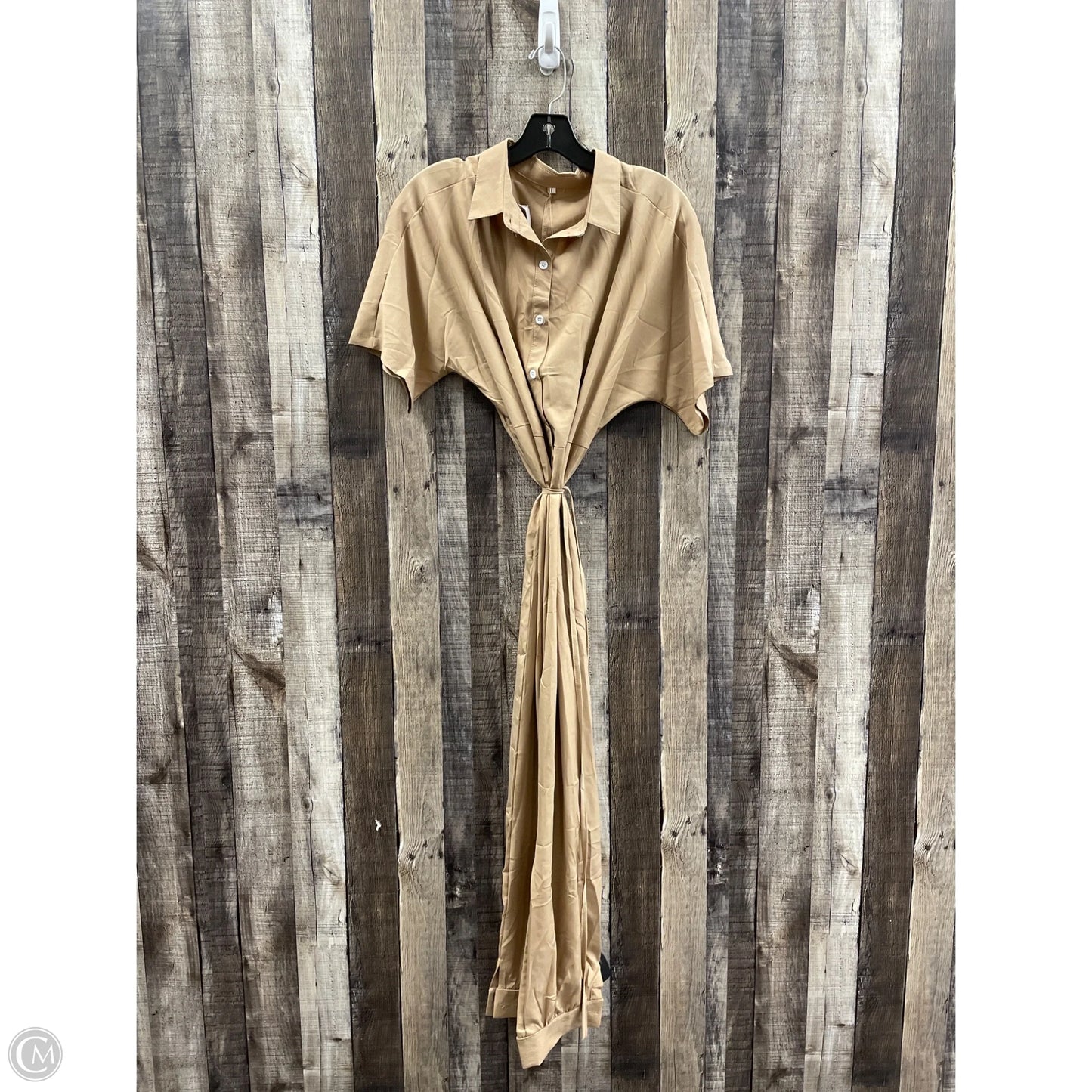Jumpsuit By Cmf In Beige, Size: L