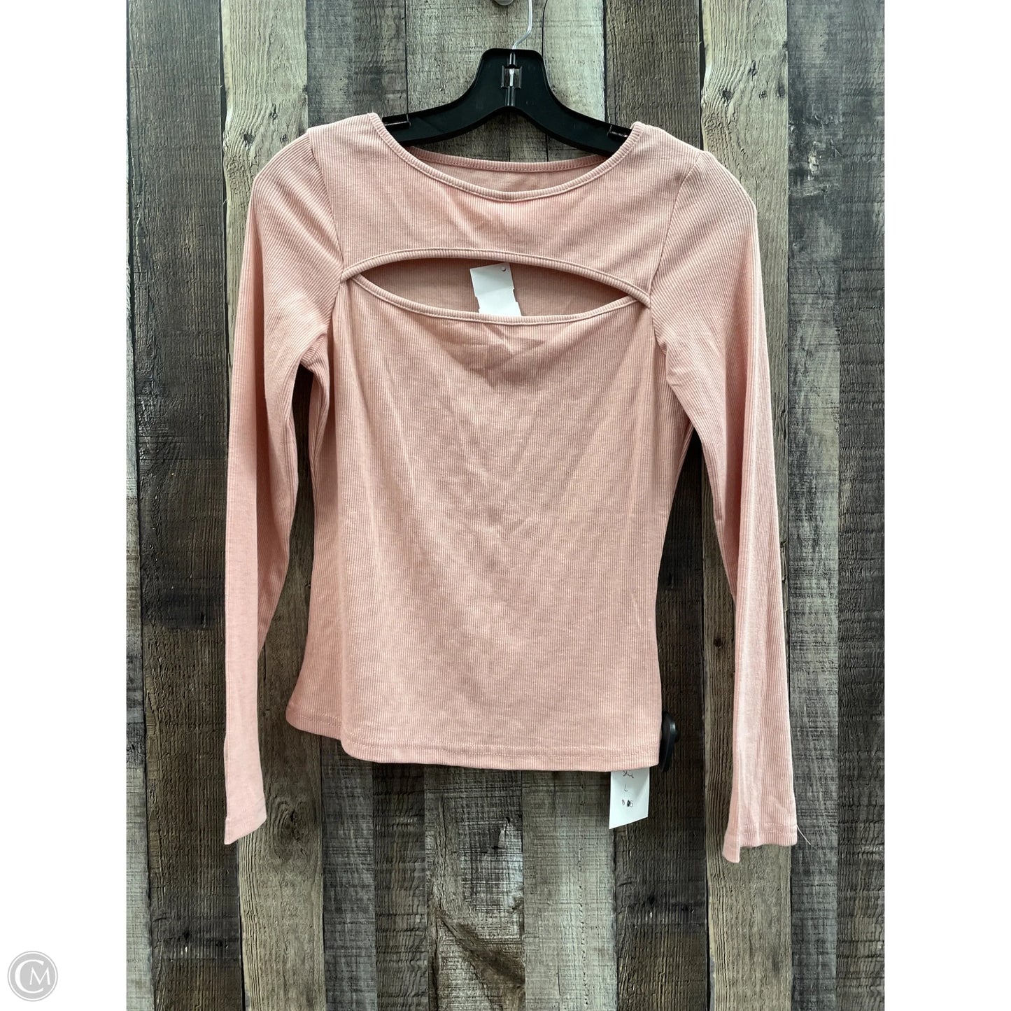 Top Long Sleeve By Cmf In Pink, Size: S
