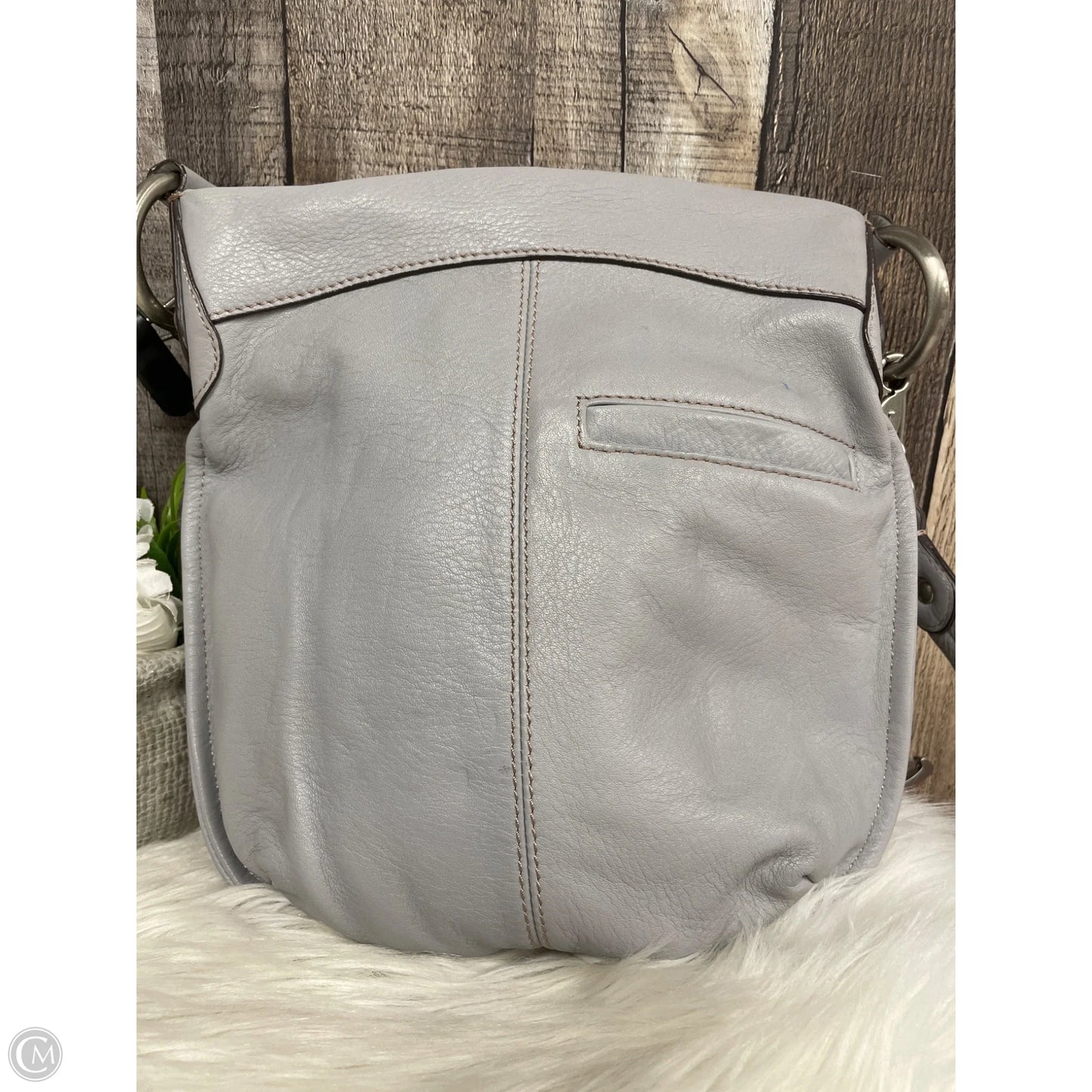 Crossbody Leather By B. Makowsky, Size: Medium