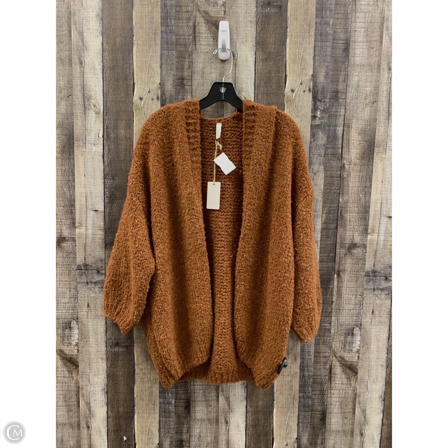 Sweater Cardigan By Wishlist In Brown, Size: S