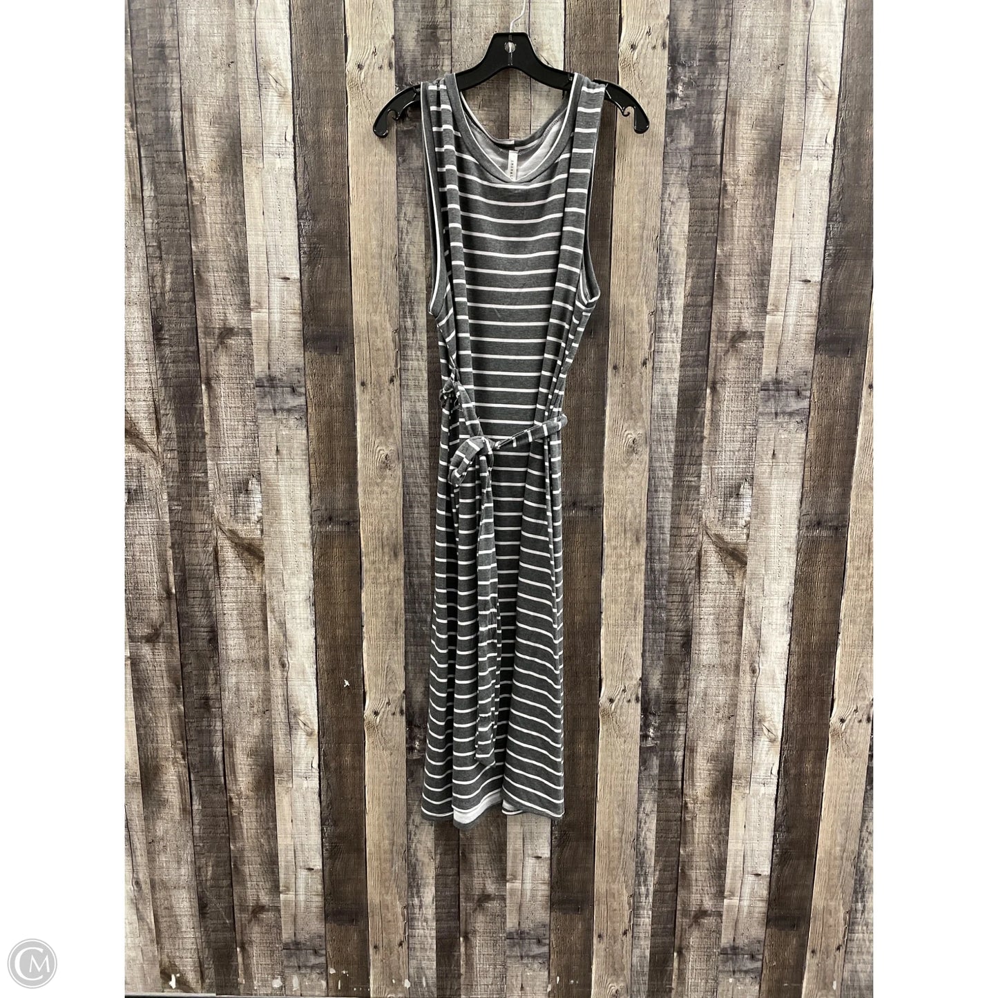 Dress Casual Maxi By Emerald In Striped Pattern, Size: 3x