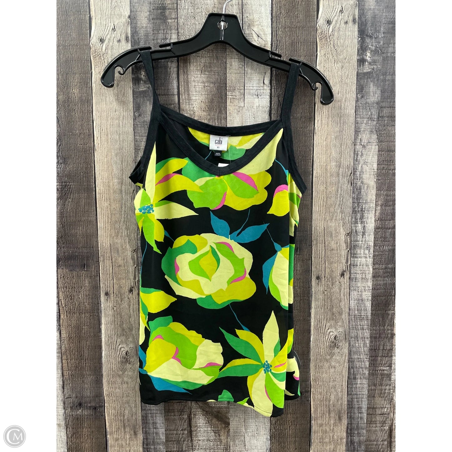 Top Sleeveless By Cabi In Multi-colored, Size: Xs