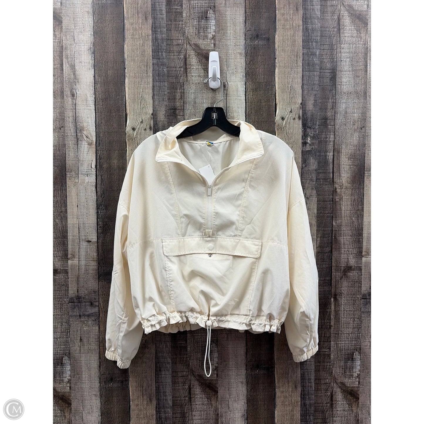Top Long Sleeve By Old Navy In Beige, Size: M