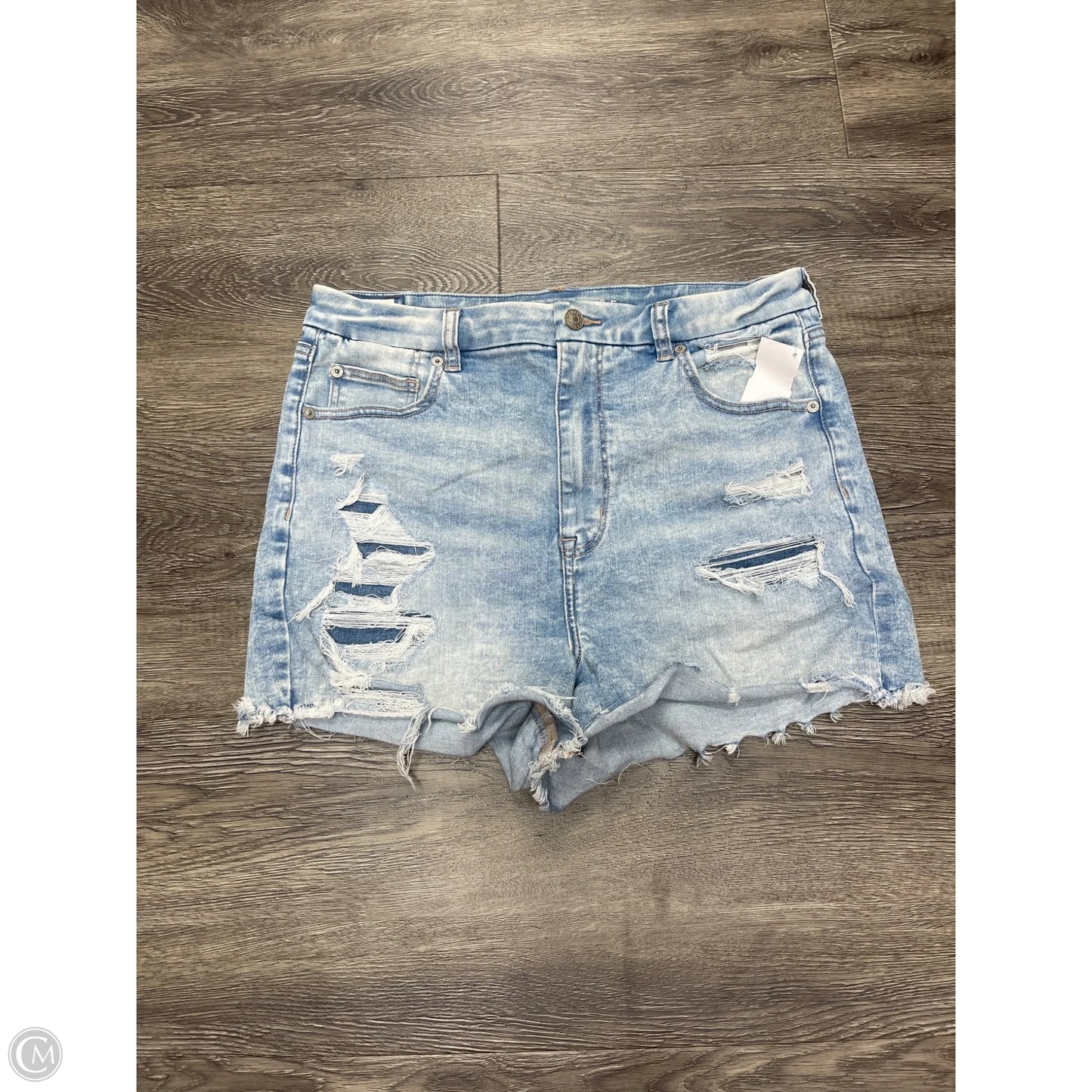 Shorts By American Eagle In Blue Denim, Size: 14