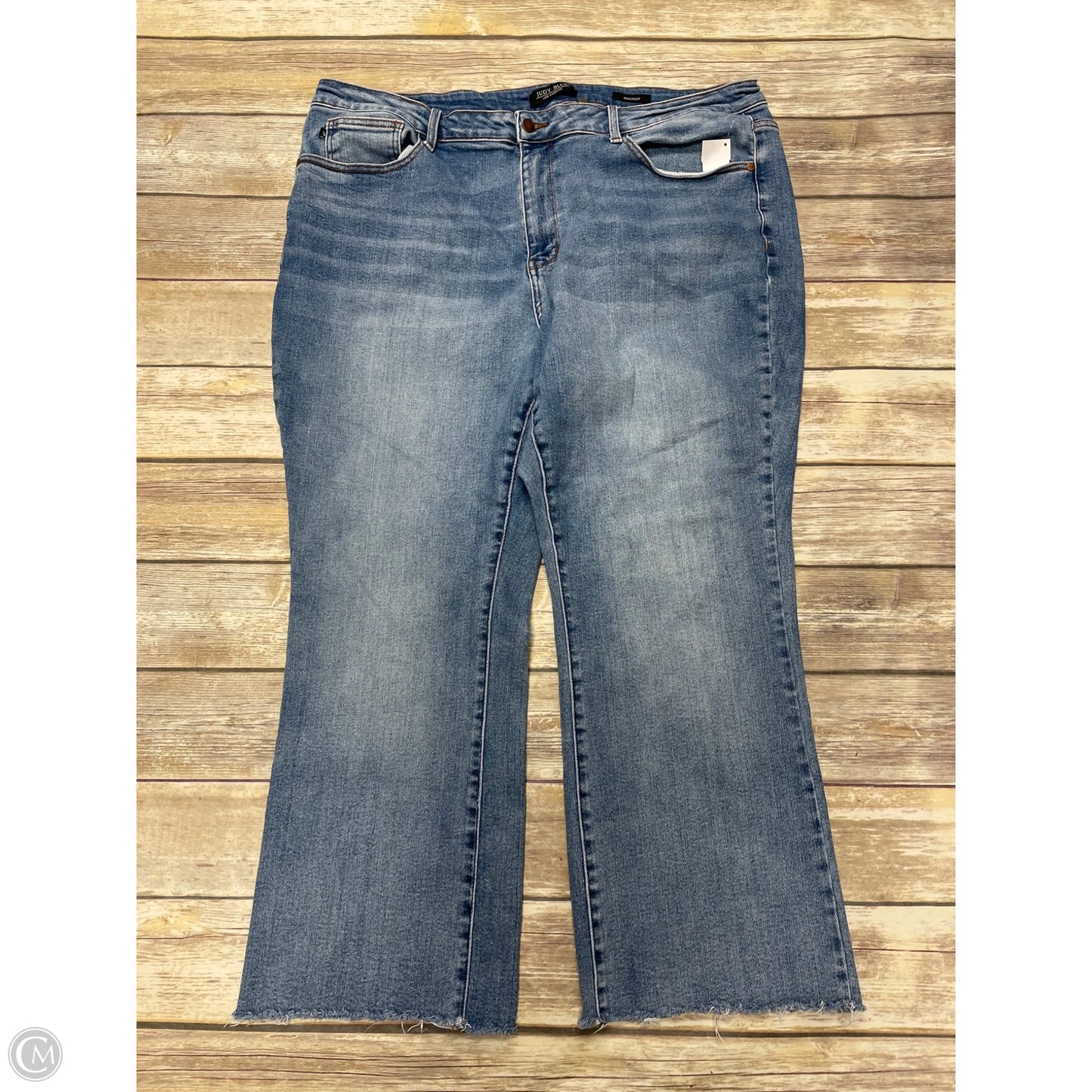 Jeans Boot Cut By Judy Blue In Blue Denim, Size: 24