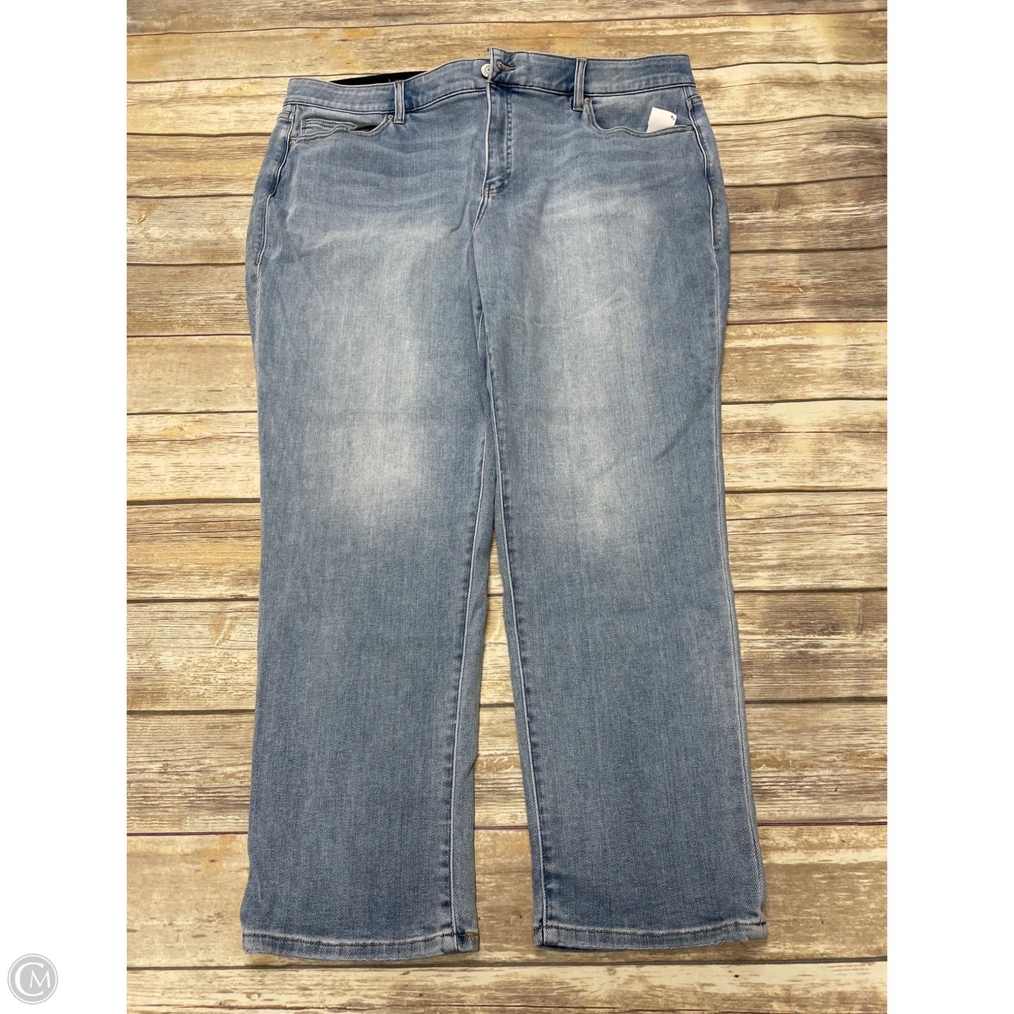 Jeans Straight By Lularoe In Blue Denim, Size: 24