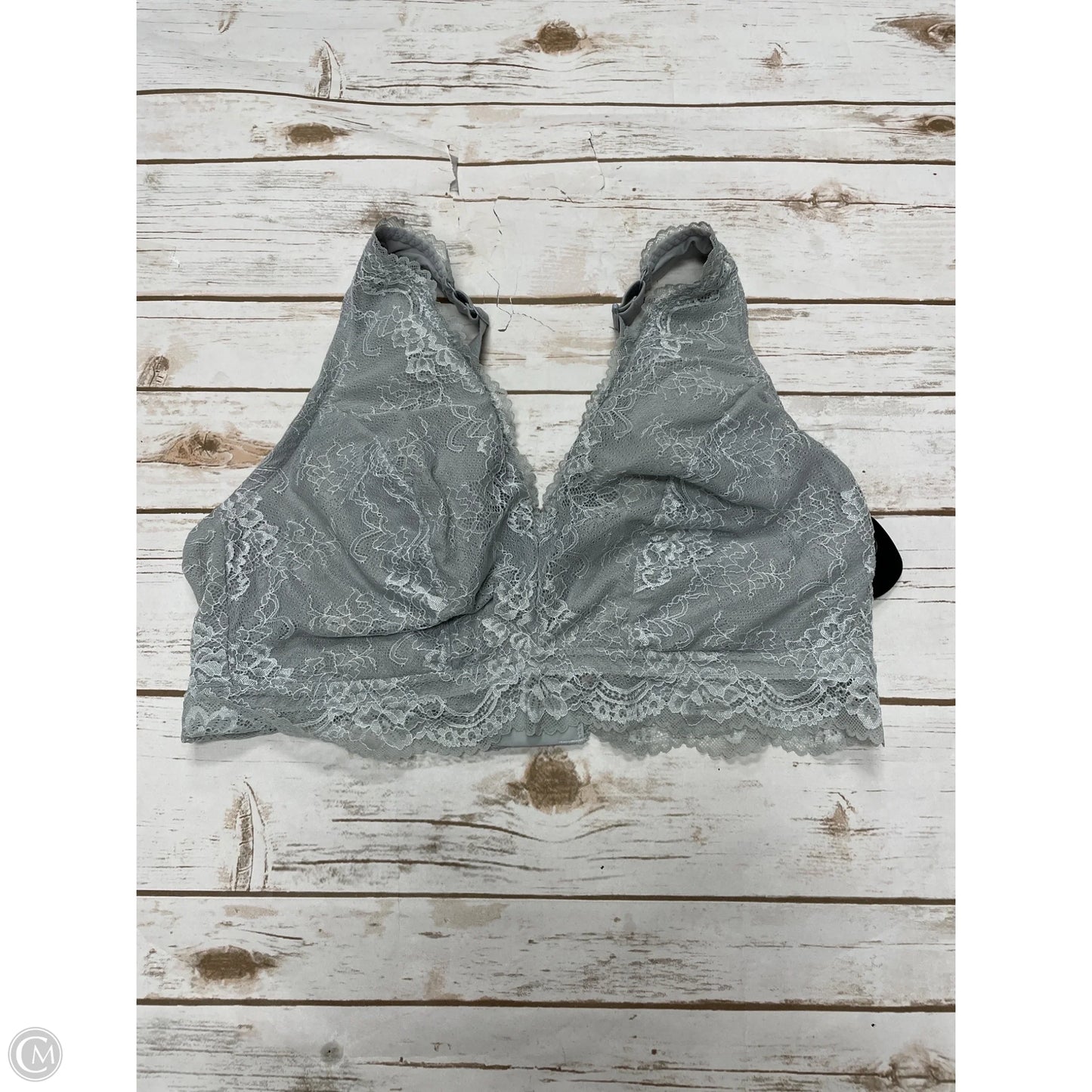 Bralette By Secret Treasures In Grey, Size: 3x