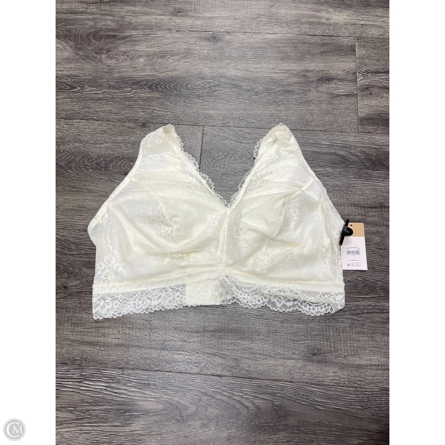 Bralette By Secret Treasures In Ivory, Size: 4x